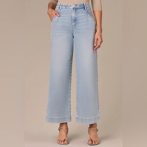 Wit & Wisdom SKYRISE WYATT WIDE LEG JEANS WITH V-POCKETS